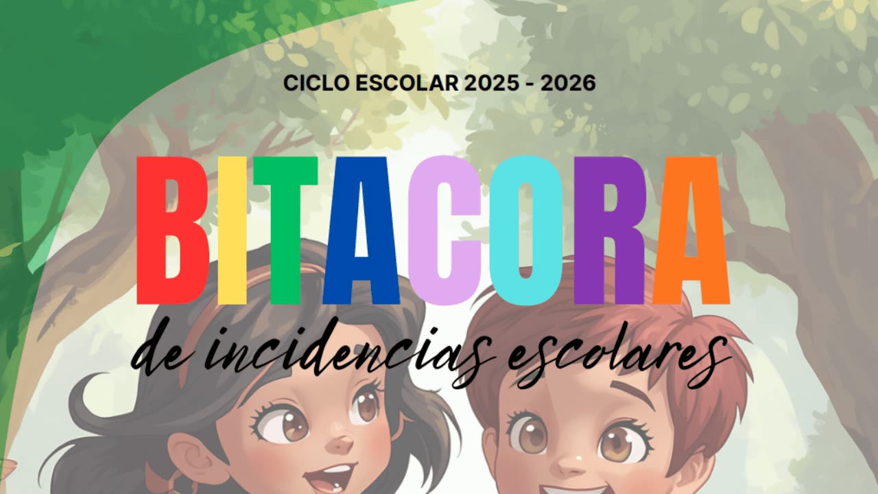 Descargar bitácora de incidentes escolares